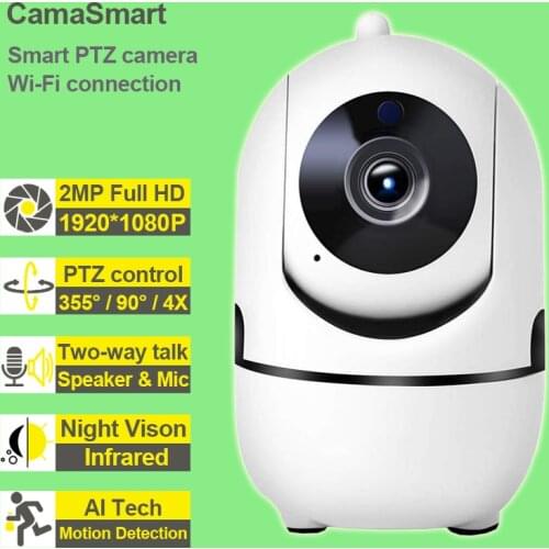 IP Camera Wifi Wireless Mini Indoor Security Surveillance CCTV 360 Night Vision Baby Monitor HD 1080p Smart Life YCC365 APP