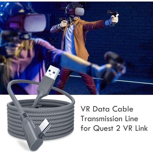 5M Data Line Charging Cable For Oculus Quest 2 Headset 16FT VR Link Cable USB 3.1 Type A to C Data Transfer VR Accessories