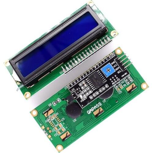 5PCS LCD1602+I2C LCD 1602 module Blue screen PCF8574 IIC/I2C for arduino LCD1602 Adapter plate
