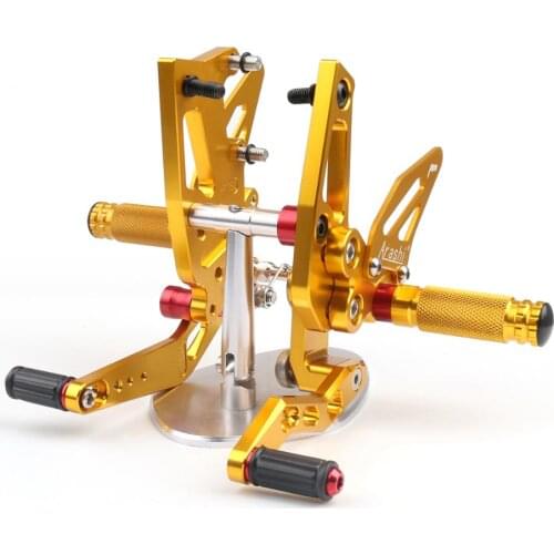 Areyourshop for Triumph Speed Triple 1050 2011-2015 Rearset Rear set Footpegs Adjustable Motorcycle Covers