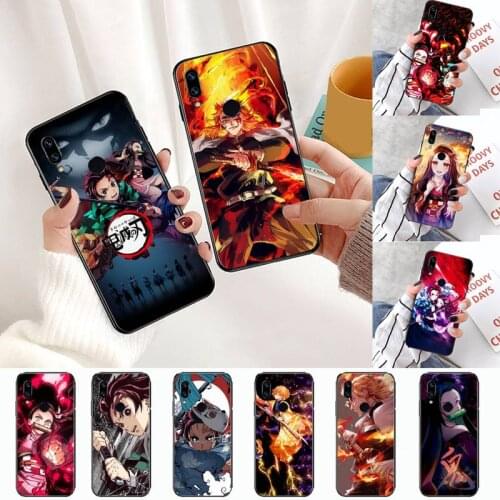 Kyojuro Rengoku Kimetsu no Yaiba Phone Case For Xiaomi Redmi Note 4 4x 5 6 7 8 pro S2 PLUS 6A PRO