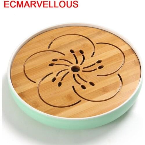 De Te Chino Dienblad Keukenhulpjes Serviertablett Table Ceremony Accessories Board Gongfu Holder Chinese Kung Fu Tea Tray