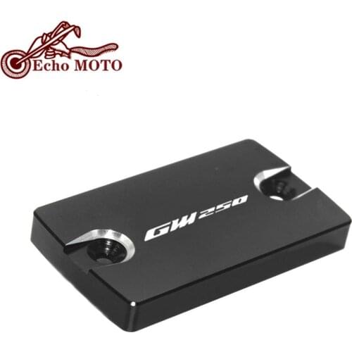 For SUZUKI GW250 2011-2015 Motorcycle CNC Front brake Fluid Reservoir Cap Cover LOGO GW250