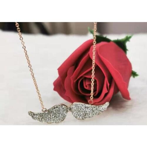 Korean fashion necklace steel