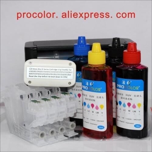 LC3717 LC3719 LC 3717 3719 XL CISS for BROTHER MFC-J2330DW MFC-J3530DW MFC-J3930DW MFC J3930DW printer with Resetter ARC chips