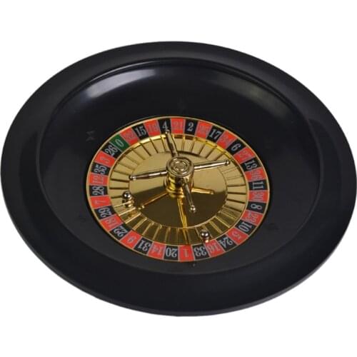 10 inch Roulette Game Set with Table Cloth Poker Chips for Bar Party Borad Game