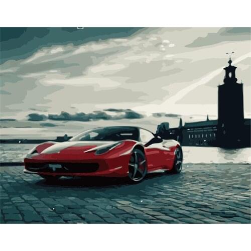 Pneuma True Paint By Number Winter Drawing On Canvas Diy Pictures By Numbers Forest Kits Hand Painted Painting Art Home Decor