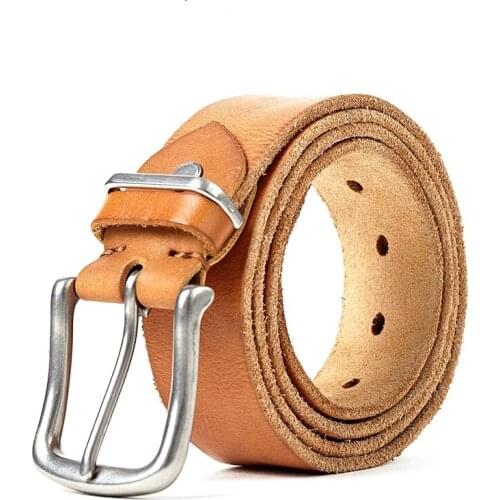 1094 New Fashion Cowhide Leather Belt Water Wash Mens Needle buckle Beltspopular style Real leather Male Belt