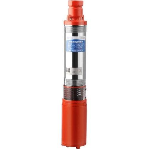 370W Stainless Steel DC Electric Vehicle 48V60V Deep Well Pump Agricultural High-lift Small-body Submersible Pump