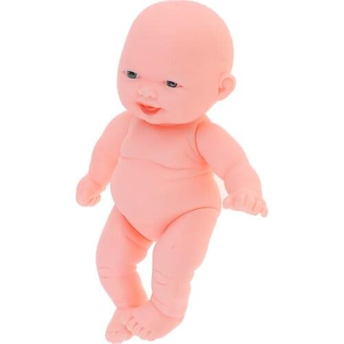 Full Vinyl Reborn Lifelike Newborn Toddler Baby Doll Kids Education Toy