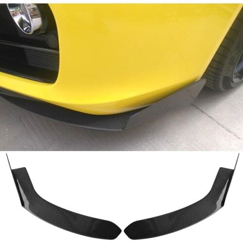 Front Bumper Splitter Carbon Fiber Body Kit Lip Diffuser Spoiler Skirt For Porsche Cayman 718 719 987