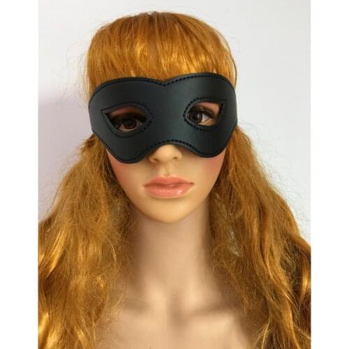 Sex Mask Blindfolded Patch Baby doll Sexy Lingerie Babydoll Bdsm Bondage Sex Toys for Adults Sex Toy Rivets Leather Blindfold