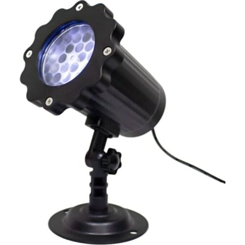 LED outdoor garden wall lamps that can be turned into small snowflakes and large snowflakes