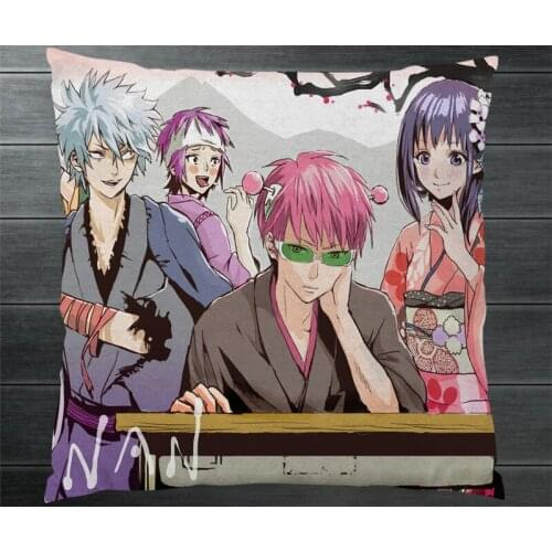 The Disastrous Life of Saiki K. Two Side Anime Pillowcases Hugging Pillow Cushion Case Cover Manga Saiki Kusuo Cosplay Gift P4