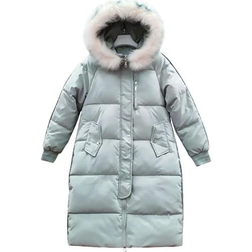 Winter Long Parkas Women Jacket New High Quality Down Cotton Coat Women Thicken Warm Cotton Padded Coats Female Hooded Outerwear