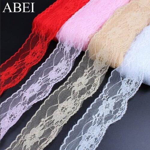 10yards/lot 65mm Soft Lace Ribbon Trims Diy Skirts Dress Edge Decoration Sewing Lace Fabric for Underwear Garments Embellishment