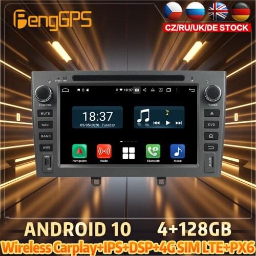 128G Android10 PX6 DSP For PEUGEOT PG 408 2007 Car DVD GPS Navigation Auto Radio Stereo Video Multifunction CarPlay HeadUnit