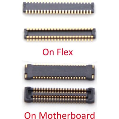 2pcs For Nokia 7 TA-1041 TA-1062 E7 7 Plus 7Plus TA-1055 Lcd Display Screen FPC Connector 40pin 40 Pins