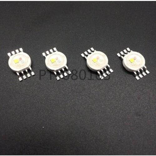 20PCS RGBW (RGB+W) 4*3W 12W LED Lamp Emitter Diodes For Stage Lighting High Power LED 45mil Epistar LED Chip