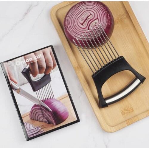 304 Stainless Steel Onion Fruits and Vegetable Slice Tools Kitchen Utensils and Accessories