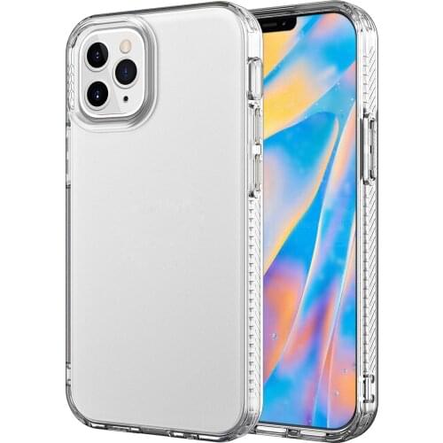 4 Color For Iphone 12 Pro Max Iphone 12 Mini Clear Phone Case Seamless Tpu Shockproof Cover Shockproof Transparent Dirt-resista
