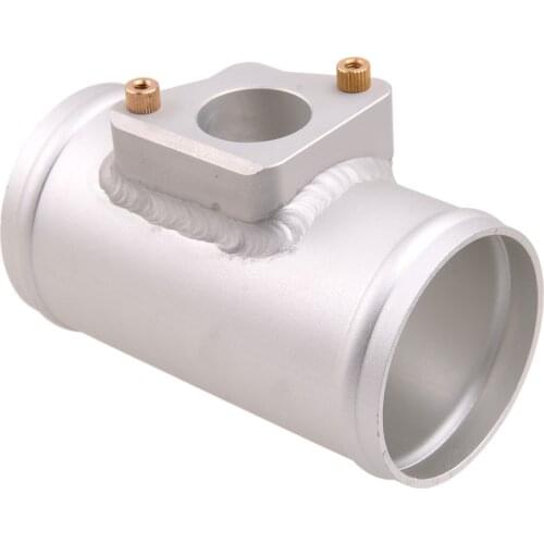 Car 63mm MAF Mass Air Flow Meter Sensor Intake Adapter Mount Tube Silver Aluminum Alloy Fit for Toyota Mazda 3 6 Subaru Suzuki