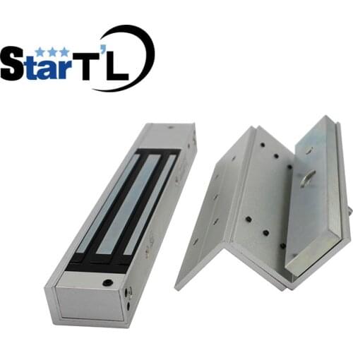 Door Access Control Electric Magnetic Door Lock 180KG 350lbs 12V Electric Lock Holiding Force With ZL bracket Power on to Lock