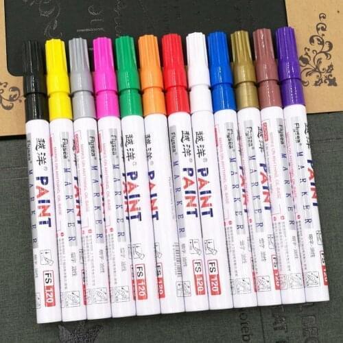 Car Tire Paint Marker Pen Waterproof Car Paint Pen Scratch Repair Pen Remover Painting Paint Marker Pen Car Accessories