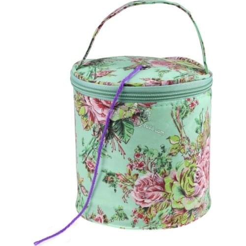 New Yarn /Needle Storage Bag Round Knitted Wool Bags Sewing Knitting Tools Accessories