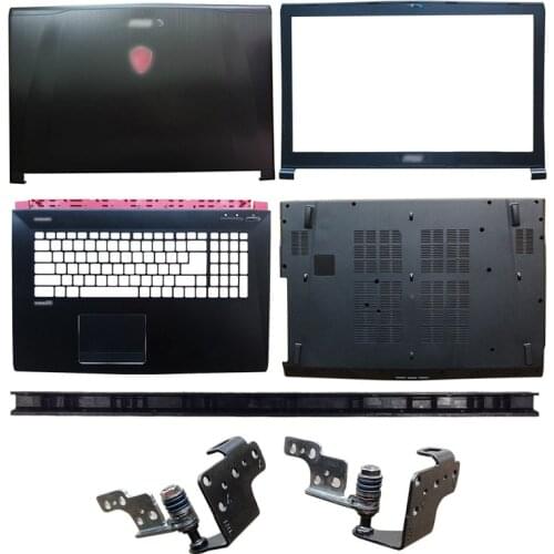 NEW For MSI GE72 GE72VR MS-1791 MS-1792 2QD Apache PRO Laptop LCD Back Cover/Front Bezel/Palmrest/Bottom Case/Hinges Cover Black