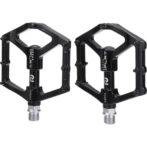 MTB Road Bike Pedals Widen Flat Bicycle Bearing Platform Aluminum Alloy Mountain Bike Replacement Accessories Non-slip