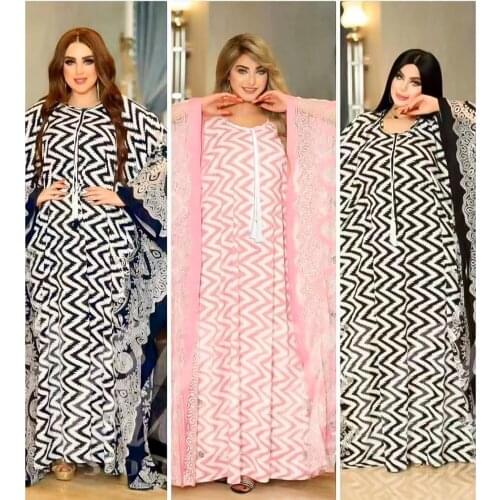 Plus Size African Clothes For Women 2 Piece Set Dashiki Traditional Party Dress Boubou Robe Elegant Abaya Kaftan Maxi Dress