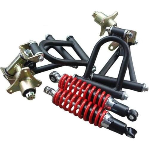 Self-made Modified Four-wheel Go-kart Front Axle Suspension Beach Car Accessories Rocker Sheep Horn Steering Knuckle Flange Whee