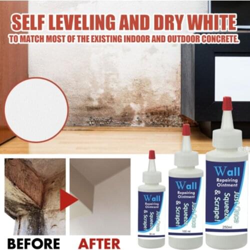 30ml/100ml Wall Mending Agent Wall Repair Cream Wall Crack Nail Repair Agent Wall Peeling Graffiti Gap Repair Paste with Scraper