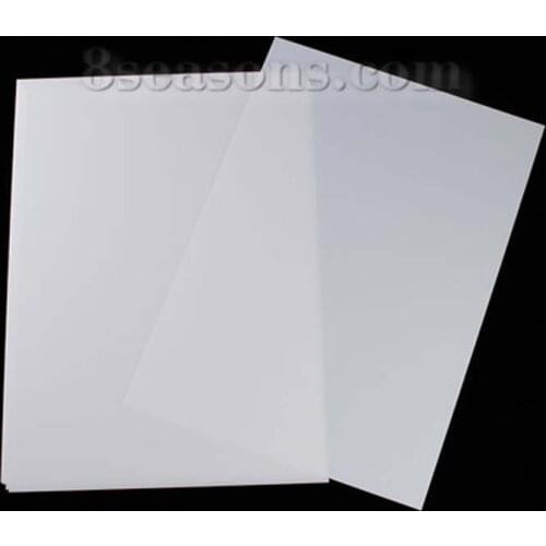 3PCs Heat Shrink Papers Film Sheets DIY Jewelry Hanging Craft Making Decor Paper Cards Art Scrapbooking Die Cut Polish Boards