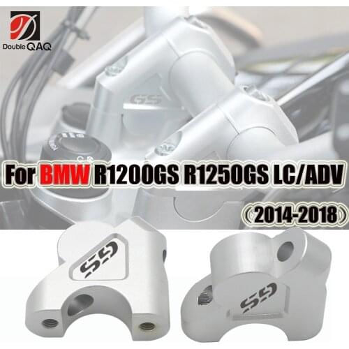 Handle Bar Riser Clamp Extend Handlebar Adapter Mount For BMW R1200GS LC R 1200GS Adventure ADV R1250GS 2014-2018