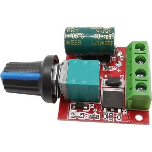 1Pcs 5A 90W PWM 12V DC Motor Speed Controller Module DC-DC 4.5V-35V Adjustable Speed Regulator Control Governor Switch 24V