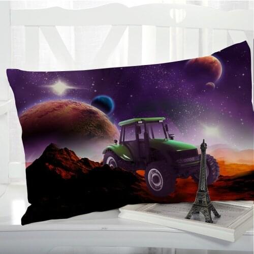 1pc Pillow cover Pillow case Luxury Bedding Pillowcase Pillowcovers decorative 50x70 Customizable size 3D Print tractor star