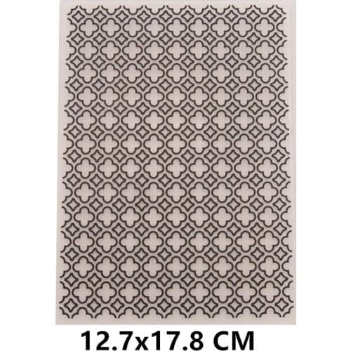 2021 Woven Grid Embossing Folders for File Papers Album Stencils Cards Making Template DIY 3D Scrapbooking Cutting Dies