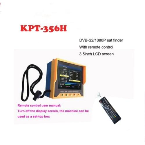 3.5 inch DVB-S/S2 KPT-356H Handheld TFT LCD Multi-Function Digital Satellite Finder