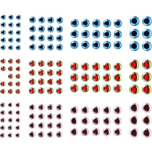 3D Eyes Diameter Simulation fishing lure eyes fly fishing fish eyes fly tying material ,lure baits making