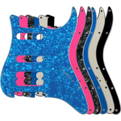Pleroo Guitar Accessories Pickguard No Control Hole For Fender Strat Player Humbucker Standard ST HSS Guitarra