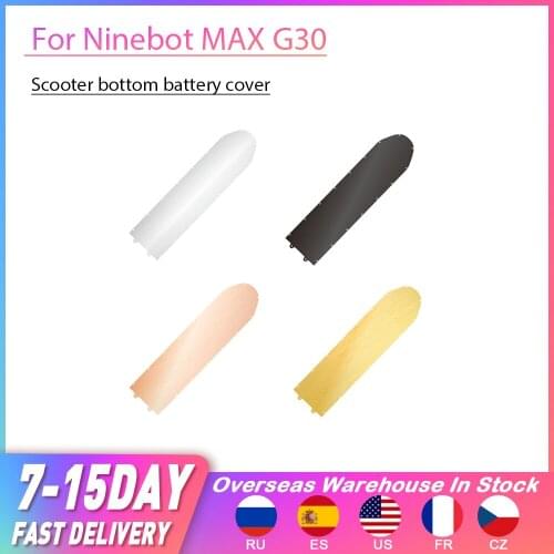 Scooter Accessories For Xiaomi Mijia M365 Pro Ninebot Max G30 Bottom Battery Cover Stainless Steel Anti-Collisio Plate Guard