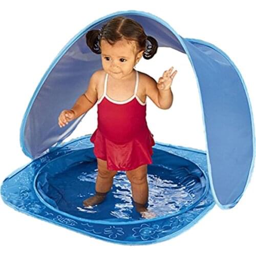 Baby Beach Tent With Pool Portable Foldable Sunshelter Waterproof Indoor Outdoor Camping Sunshade Beach Tent For Children Kids