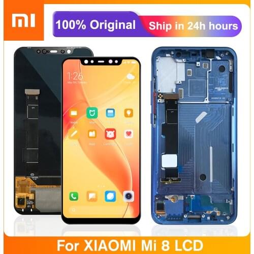 6.21'' Original Screen For Xiaomi Mi 8 Lcd Display Touch Screen Digitizer Assembly Replacement For Xiaomi Mi8 LCD