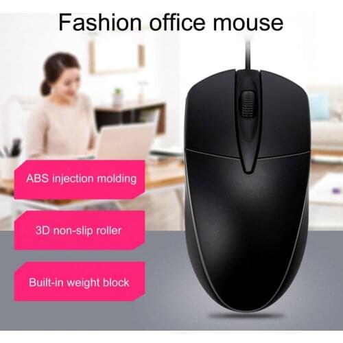 Ergonomic USB Mouse Wired 1200 DPI Optical 3 Buttons Wired Gaming Mouse Office Mice For Laptops Desktop Computer Mouse