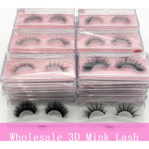 Makeup Wholesale Mink Eyelashes Beauty 3D Mink Lashes False Eyelash Packaging Box Dramatic Fake Eyelash Extension Natural Lash