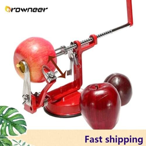 3 In 1 Multifunction Adjustable Blades Apple Peeler Fruit Tightly Suction Base Core Slice Cutter Kitchen Stainless Steel Gadget