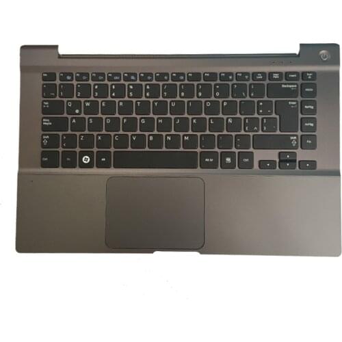 NEW LA keyboard for FOR Samsung NP700Z4A NP700Z4AH NP700Z4B 700Z4C Latin Laptop keyboard with gray Palmrest COVER BA75-03358K