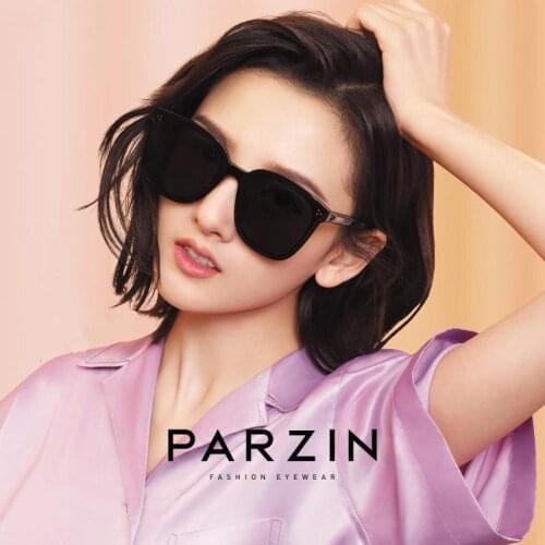 PARZIN Sunglasses Women Vinage Korean Sun Glasses For Women UV 400 Fashion Men Shades 91620